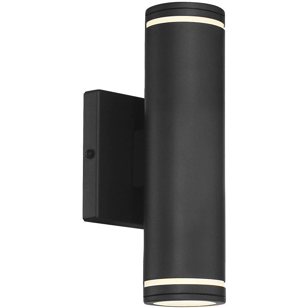 Supotto LED 10 inch Sand Coal Outdoor Wall Mount